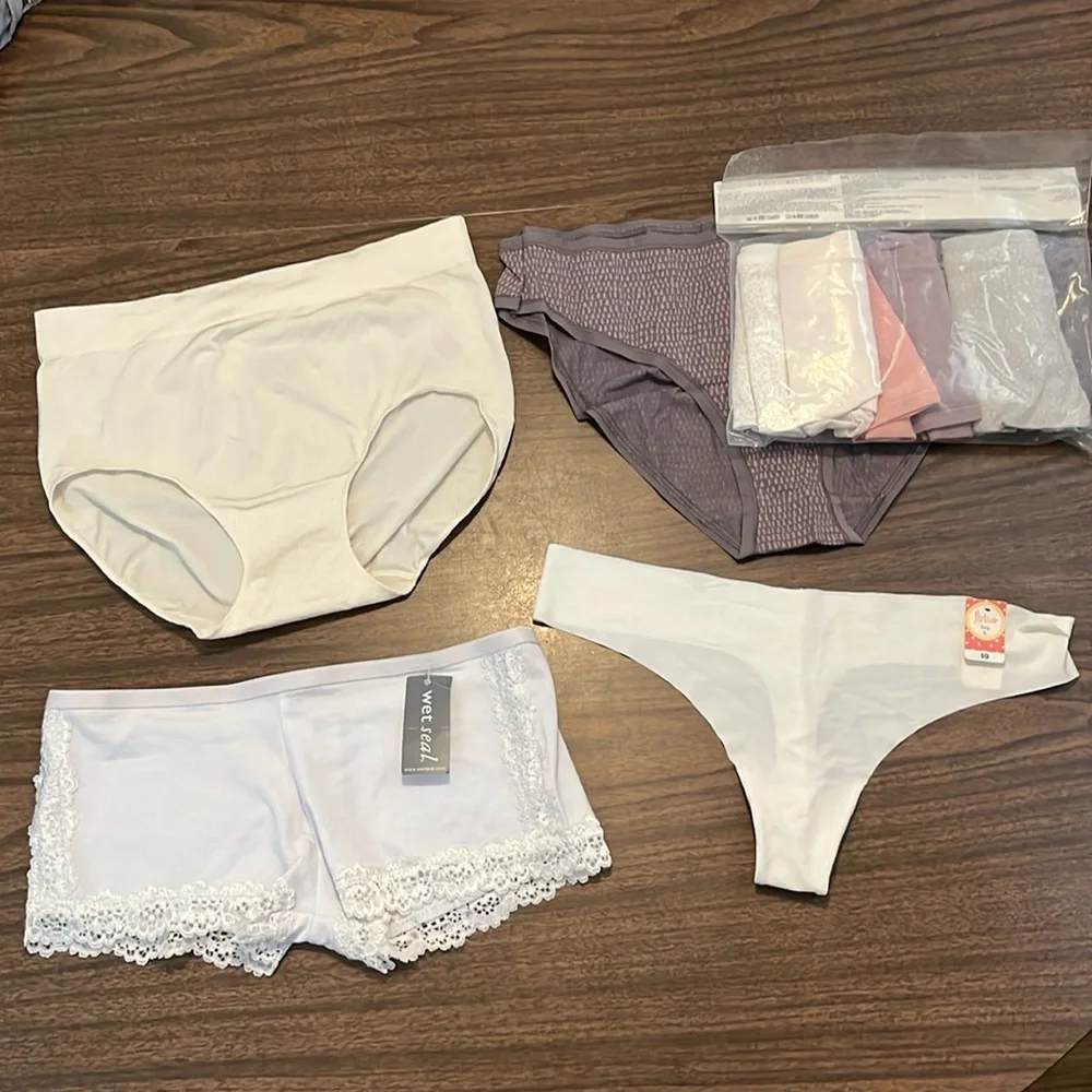 NEW Women’s Large Underwear Panty Lot of 9